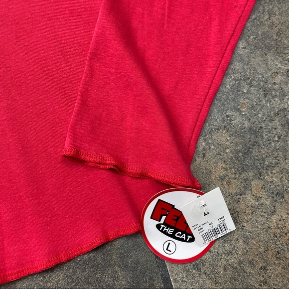 NEW! Women’s VTG 2004 Felix The Cat L/S T-Shirt Size Large W/Tags - Picture 3 of 6